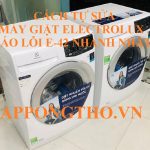 Máy giặt Electrolux báo lỗi E-42, phải làm sao?