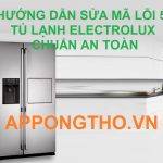 Dịch vụ sửa lỗi 5B tủ lạnh Electrolux Side By Side Inverter