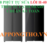 Lỗi H-40 Tủ Lạnh Sharp Cảnh Báo Cấp Độ Đỏ